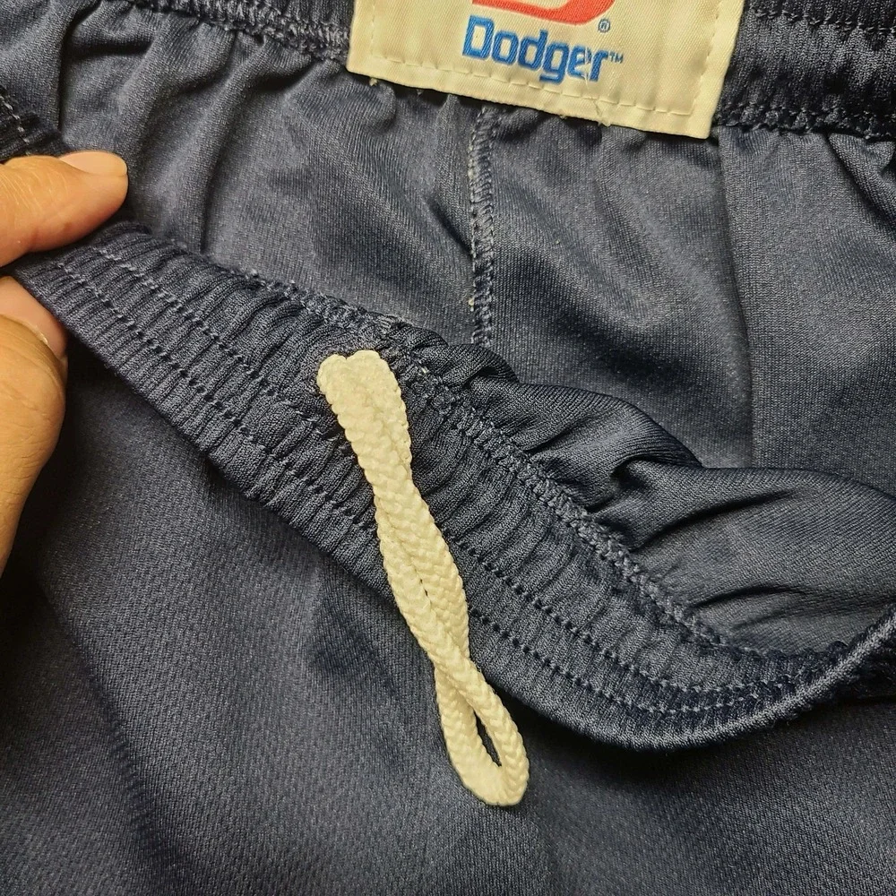 Dodge Cleveland Indians Chief Wahoo Shorts Navy Mesh Mens Drawstring Logo